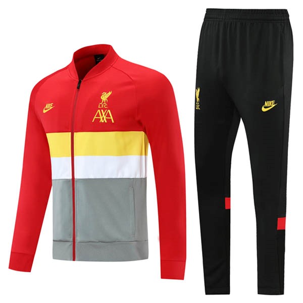 Chandal Liverpool 2021-22 Rojo Amarillo Gris